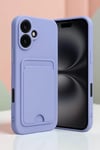 Apple iPhone 16 Kılıf Kelvin Kartvizitli Silikon - Açık Yeşil