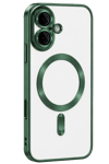 Apple iPhone 16 Kılıf Kross Magneticsafe Kapak - Koyu Yeşil