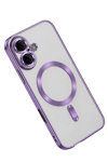 Apple iPhone 16 Kılıf Kross Magneticsafe Kapak - Mor