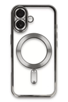 Apple iPhone 16 Kılıf Kross Magneticsafe Kapak - Titan Gri