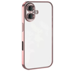 Apple iPhone 16 Kılıf Lensli Silikon - Pembe