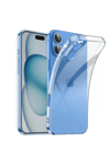 Apple iPhone 16 Kılıf Lüx Şeffaf Silikon