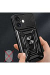 Apple iPhone 16 Kılıf Pars Lens Yüzüklü Silikon - Yeşil