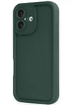 Apple iPhone 16 Kılıf Viera Silikon - Koyu Yeşil