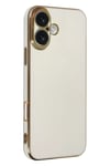 Apple iPhone 16 Kılıf Volet Silikon - Beyaz