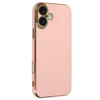 Apple iPhone 16 Kılıf Volet Silikon - Pembe