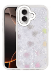 Apple iPhone 16 Lumi Desenli Kapak - Beyaz