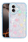 Apple iPhone 16 Lumi Desenli Kapak - Mavi