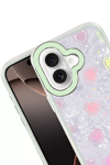 Apple iPhone 16 Lumi Desenli Kapak - Yeşil