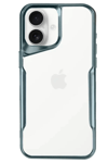 Apple iPhone 16 Plus Kılıf Boyi Silikon Kapak - Turkuaz