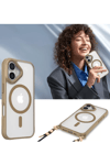 Apple iPhone 16 Plus Kılıf Enka Magsafe Silikon Kılıf - Titan Gri