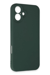 Apple iPhone 16 Plus Kılıf First Silikon - Koyu Yeşil