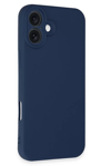 Apple iPhone 16 Plus Kılıf First Silikon - Lacivert