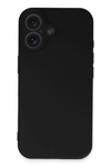 Apple iPhone 16 Plus Kılıf First Silikon - Siyah