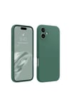 Apple iPhone 16 Plus Kılıf First Silikon - Koyu Yeşil