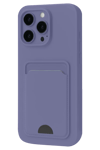 Apple iPhone 16 Plus Kılıf Kelvin Kartvizitli Silikon - Lila