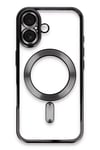 Apple iPhone 16 Plus Kılıf Kross Magneticsafe Kapak - Siyah