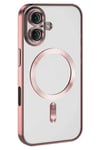 Apple iPhone 16 Plus Kılıf Kross Magneticsafe Kapak - Pembe