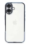 Apple iPhone 16 Plus Kılıf Lensli Silikon - Açık Mavi