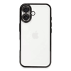 Apple iPhone 16 Plus Kılıf Lensli Silikon - Siyah