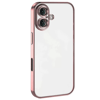 Apple iPhone 16 Plus Kılıf Lensli Silikon - Pembe
