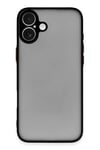 Apple iPhone 16 Plus Kılıf Montreal Silikon Kapak - Siyah
