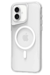 Apple iPhone 16 Plus Kılıf PC Poso Magsafe Kapak - Şeffaf