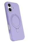 Apple iPhone 16 Plus Regal Magsafe Standlı Kapak - Lila
