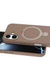 Apple iPhone 16 Plus Regal Magsafe Standlı Kapak - Çöl Titanyum