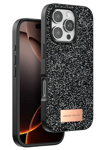 Apple iPhone 16 Pro Bright Simli Kapak - Siyah