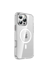 Apple iPhone 16 Pro Crystal Magsafe Kapak - Şeffaf
