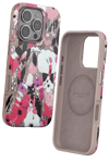 Apple iPhone 16 Pro Flower Series Magsafe Kapak - Pembe