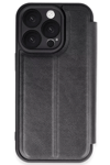 Apple iPhone 16 Pro Kılıf Flip Cover - Siyah