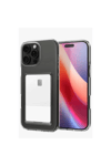 Apple iPhone 16 Pro Kılıf Kart Şeffaf Silikon - Şeffaf