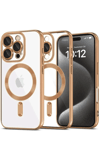 Apple iPhone 16 Pro Kılıf Kross Magneticsafe Kapak - Çöl Titanyum