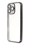 Apple iPhone 16 Pro Kılıf Lensli Silikon - Siyah