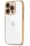 Apple iPhone 16 Pro Kılıf Lensli Silikon - Desert