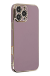 Apple iPhone 16 Pro Kılıf Volet Silikon - Mor