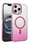 Apple iPhone 16 Pro Max Glossy Magsafe Kapak - Pembe
