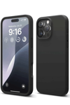 Apple iPhone 16 Pro Max Kılıf First Silikon - Siyah