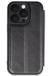 Apple iPhone 16 Pro Max Kılıf Flip Cover - Siyah