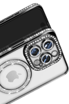 Apple iPhone 16 Pro Max Kılıf Joke Simli Magneticsafe Kılıf - Siyah