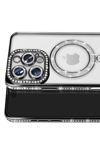Apple iPhone 16 Pro Max Kılıf Joke Simli Magneticsafe Kılıf - Siyah