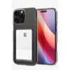 Apple iPhone 16 Pro Max Kılıf Kart Şeffaf Silikon - Şeffaf