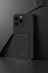 Apple iPhone 16 Pro Max Kılıf Kelvin Kartvizitli Silikon - Lila