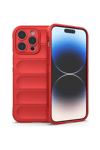 Apple iPhone 16 Pro Max Kılıf Optimum Silikon - Kırmızı