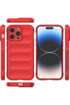 Apple iPhone 16 Pro Max Kılıf Optimum Silikon - Kırmızı