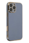 Apple iPhone 16 Pro Max Kılıf Volet Silikon - Mavi