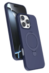Apple iPhone 16 Pro Max Regal Magsafe Standlı Kapak - Lacivert