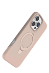 Apple iPhone 16 Pro Regal Magsafe Standlı Kapak - Çöl Titanyum